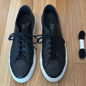 Common Projects Original Achilles Black Leather Sneakers 41
